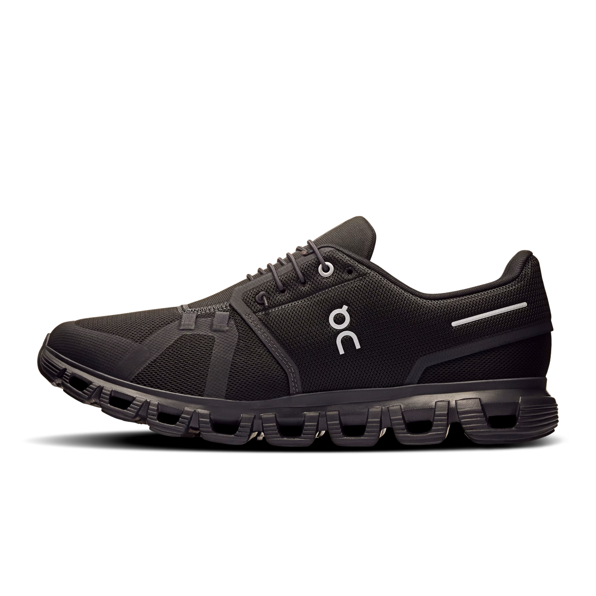 On Cloud 6 in all black, top-down view