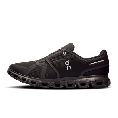 On Cloud 6 in all black, top-down view