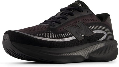 New Balance Ellipse in all black, heel counter detail