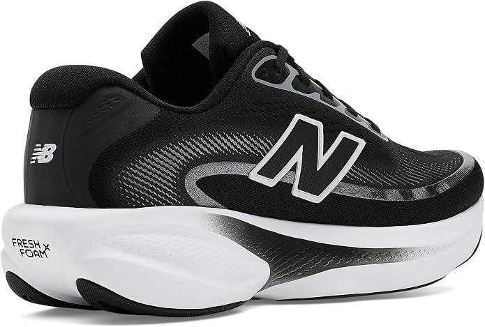 New Balance Ellipse in black and white, outsole tread detail