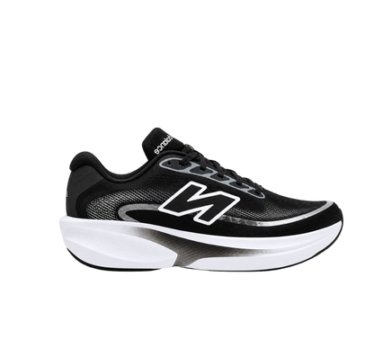 New Balance Ellipse in black and white, side profile