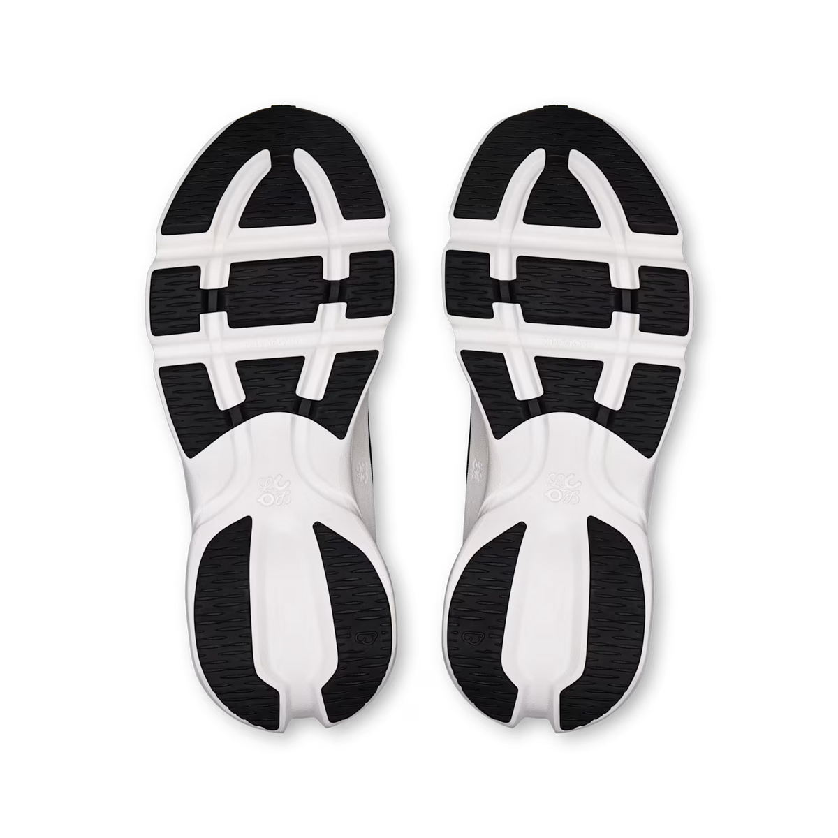 Loewe x On Cloudsolo in black and white, heel and collar detail