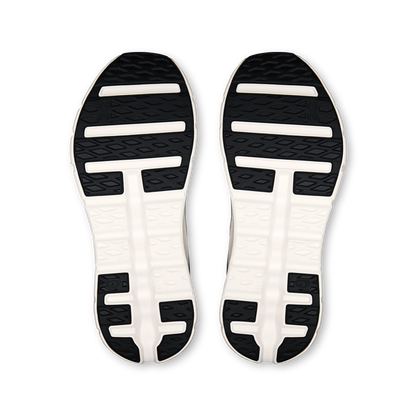 On Cloudtilt Remix in black and white, heel counter detail