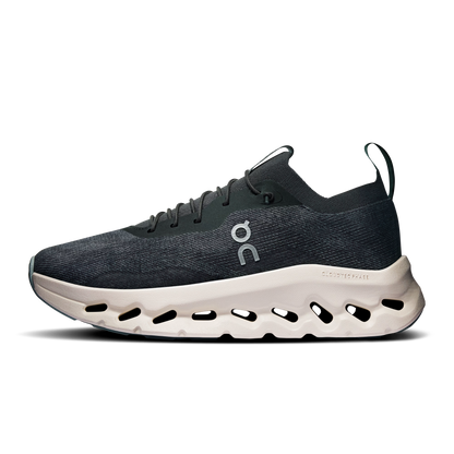 Loewe x On Cloudtilt in denim grey, upper texture close-up