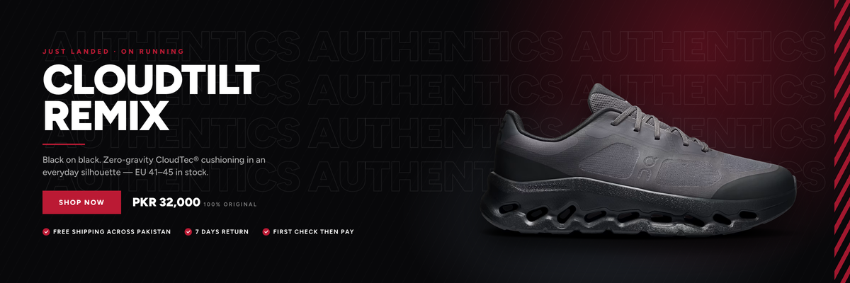 On Cloudtilt Remix black sneakers, PKR 32,000 — 100% original at Authentics.pk