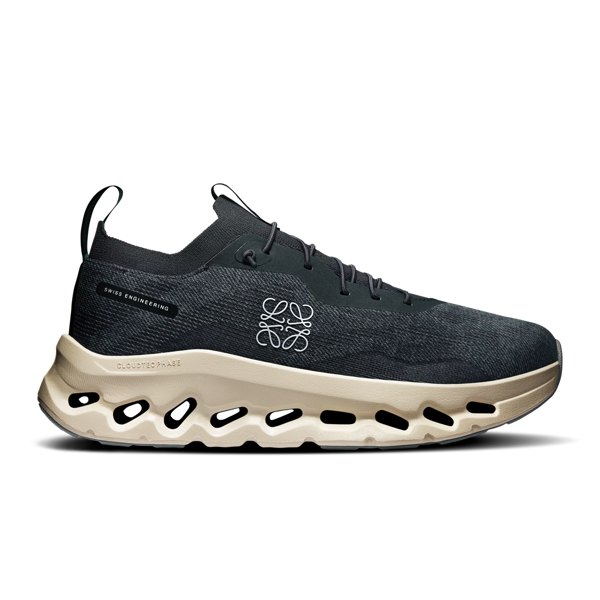 Loewe x On Cloudtilt in denim grey, side profile