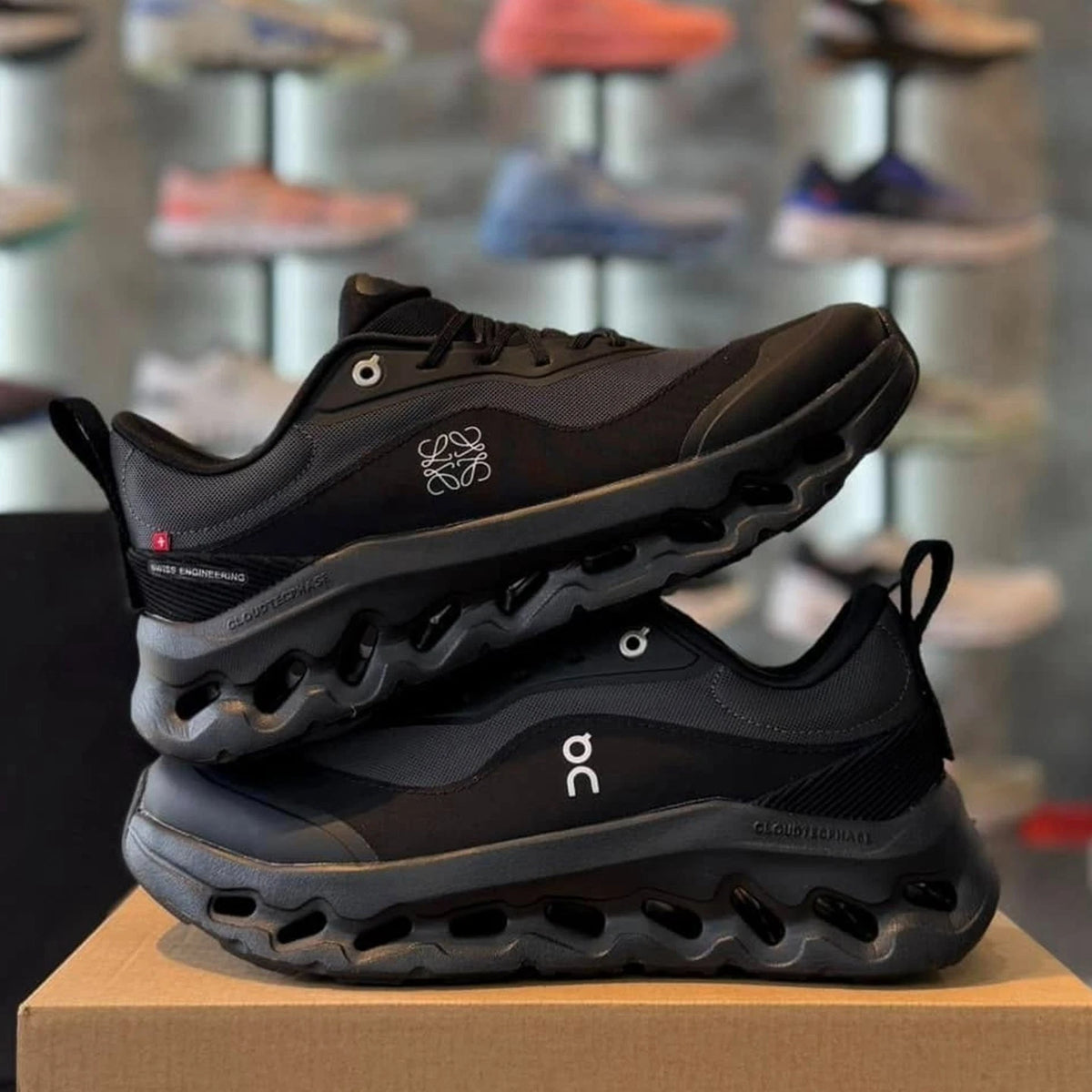 Loewe x On Cloudtilt 2.0 'All Black' Sneakers New