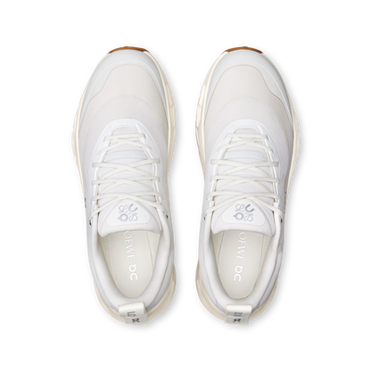 Loewe x On Cloudtilt 2 in all white, angled three-quarter view